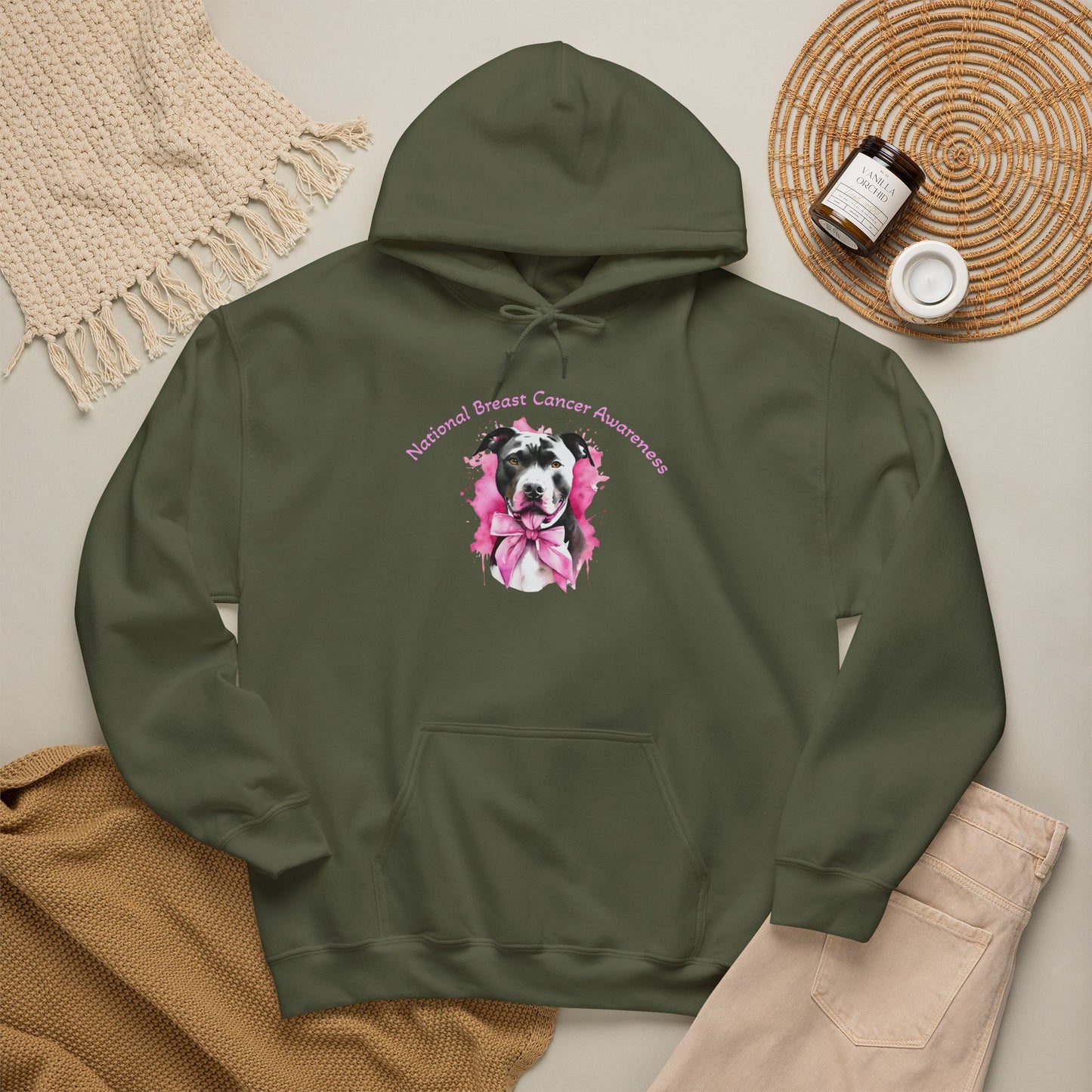 Bully and Brave Breast Cancer Awareness Hoodie