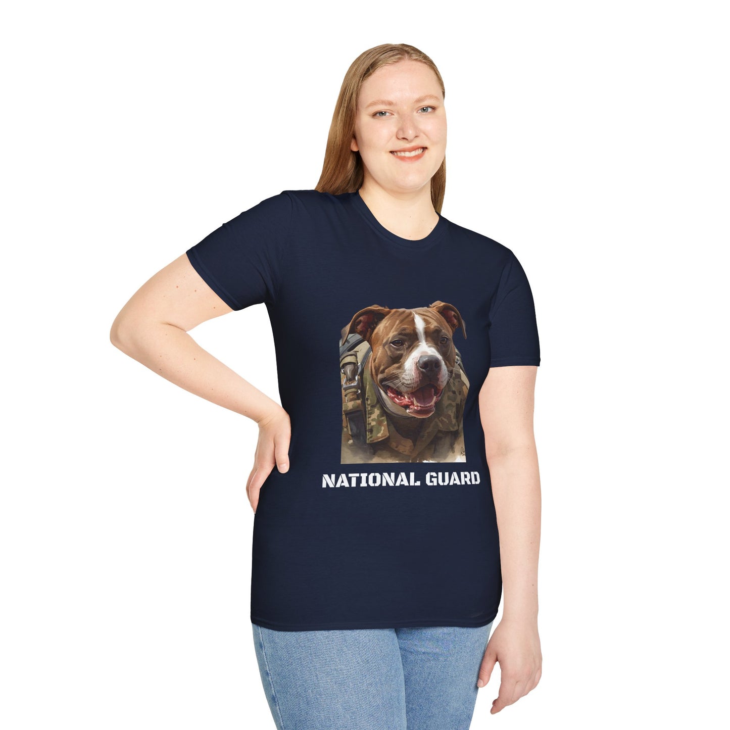 National Guard Dog T-Shirt — Military Pup Graphic Tee
