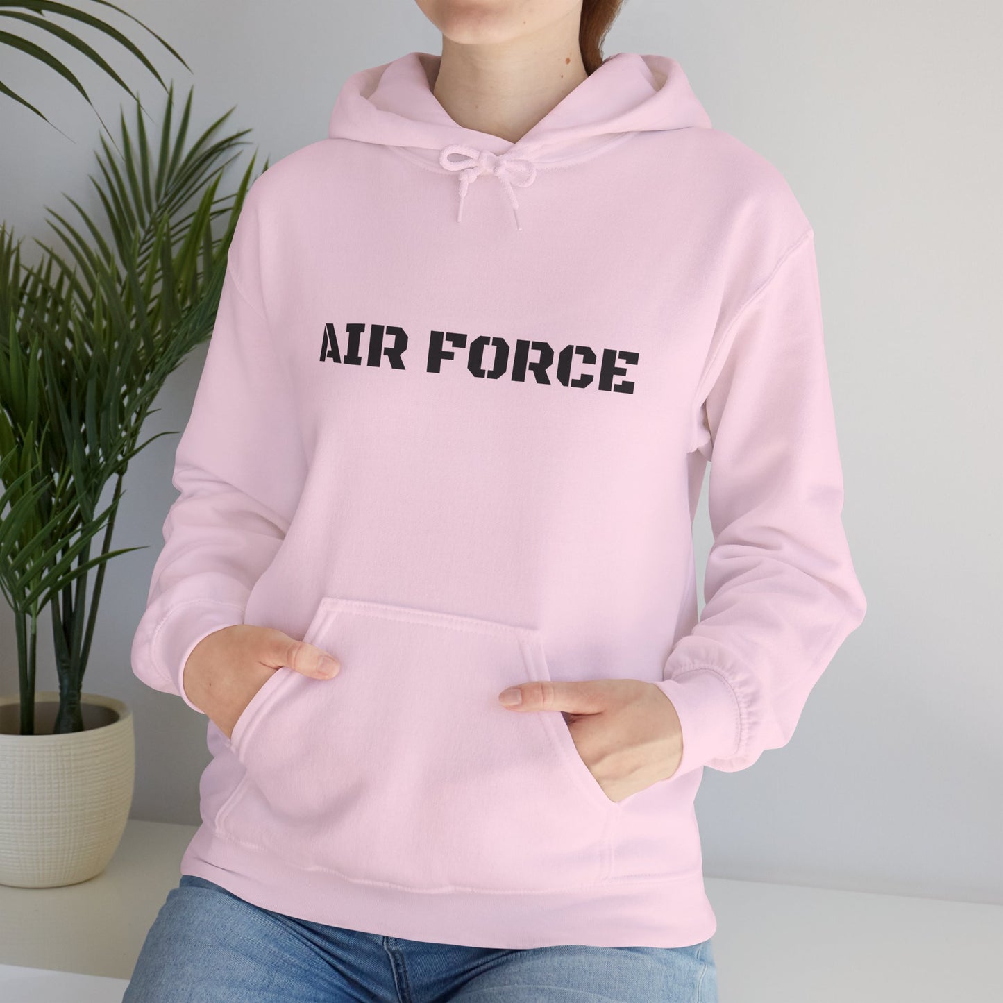 Air Force Hoodie — Military Pilot Dog Graphic Hooded Sweatshirt