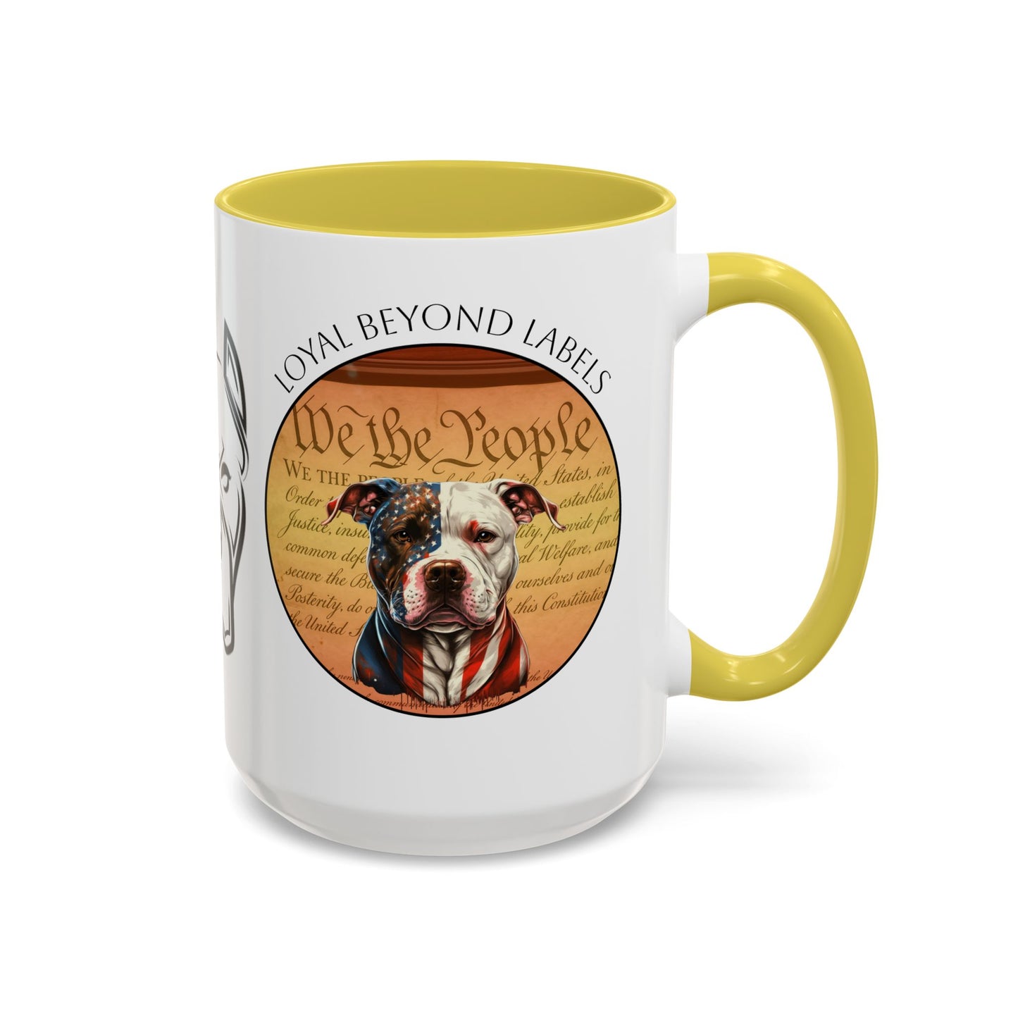 Pit Bull Mug — "Loyal Beyond Labels" Coffee Cup (11oz/15oz)