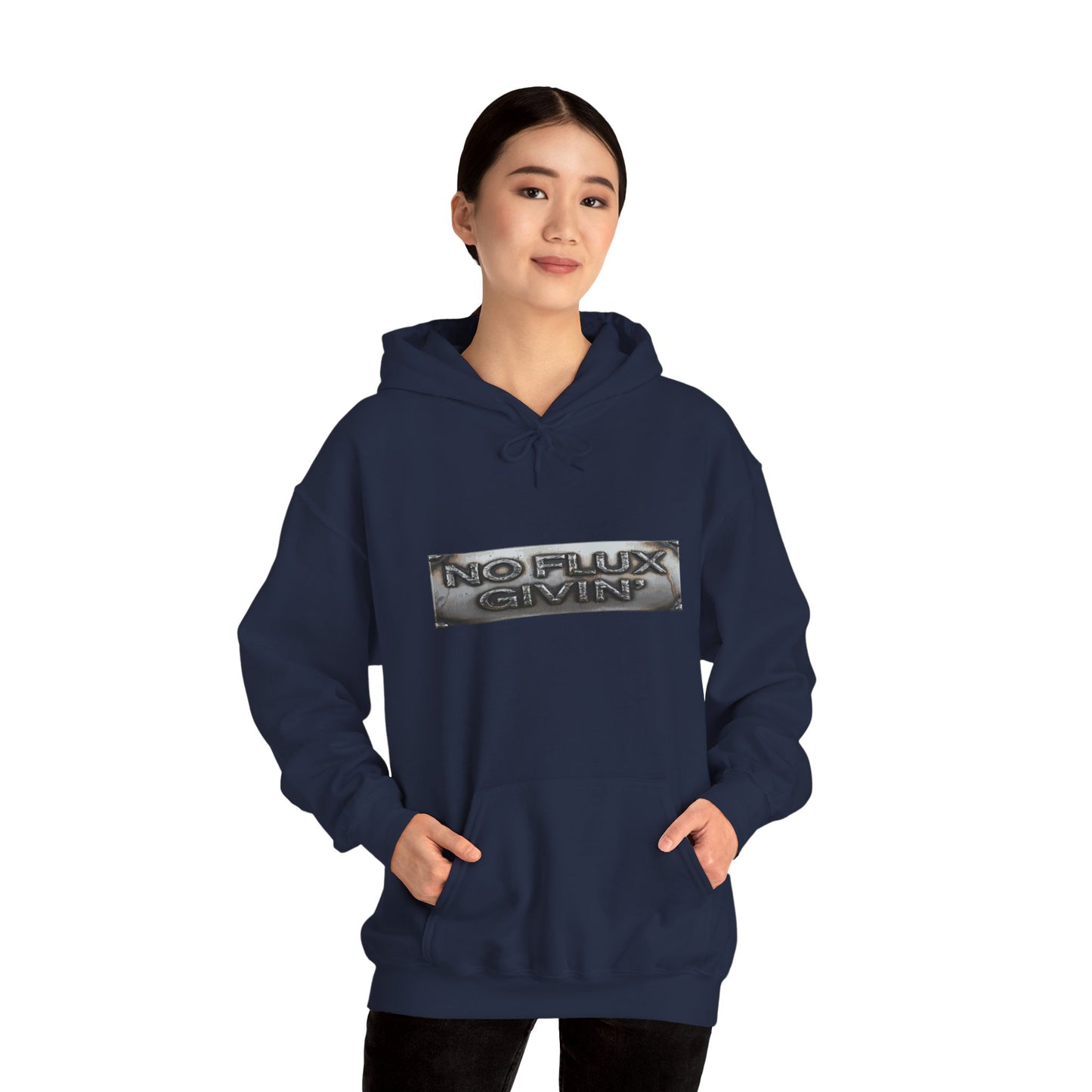 NO FLUX GIVEN Welding Hoodie — Bully & Brave Metalworker Sweatshirt