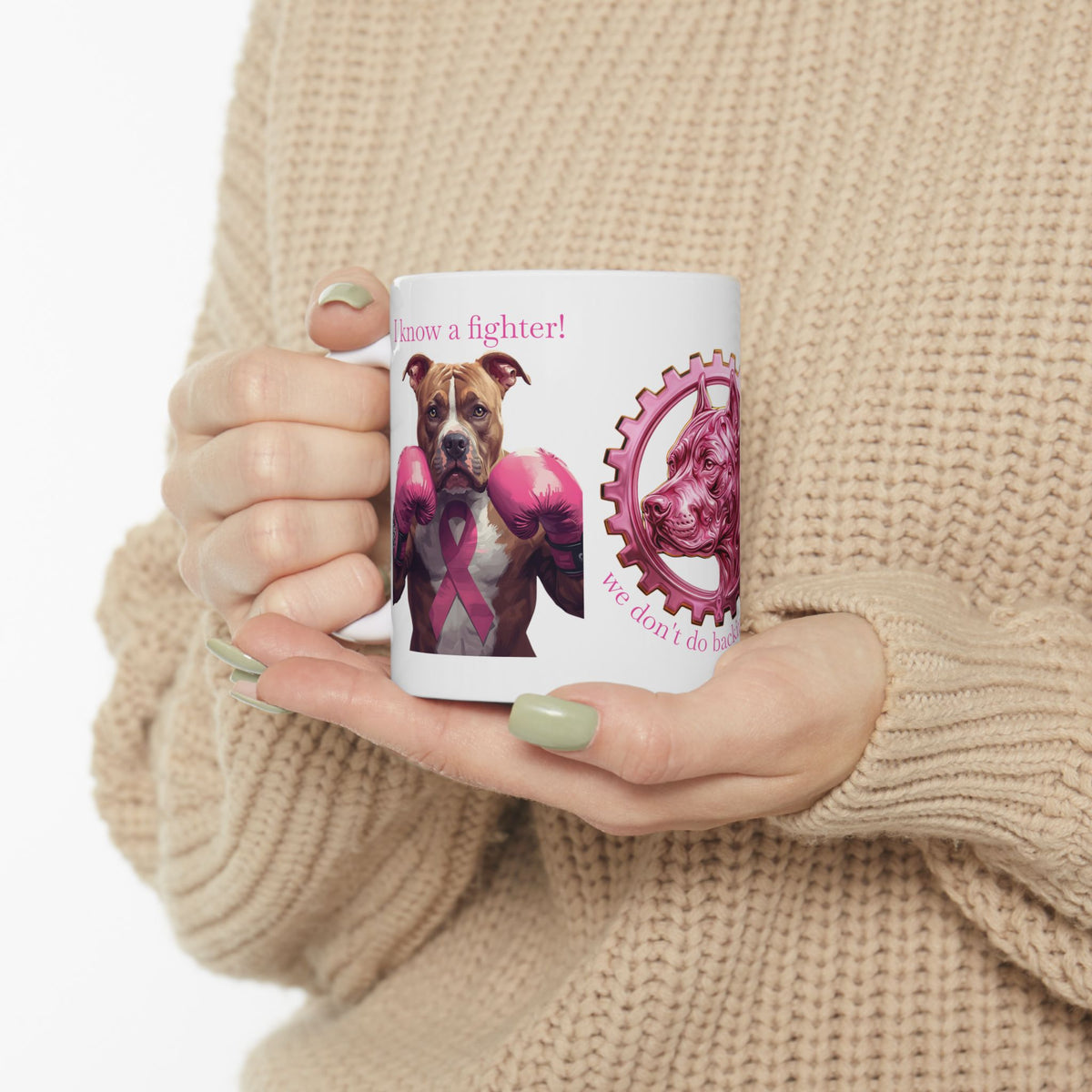 Bully and Brave Style “We Don’t Do Backing Down” Ceramic Mug