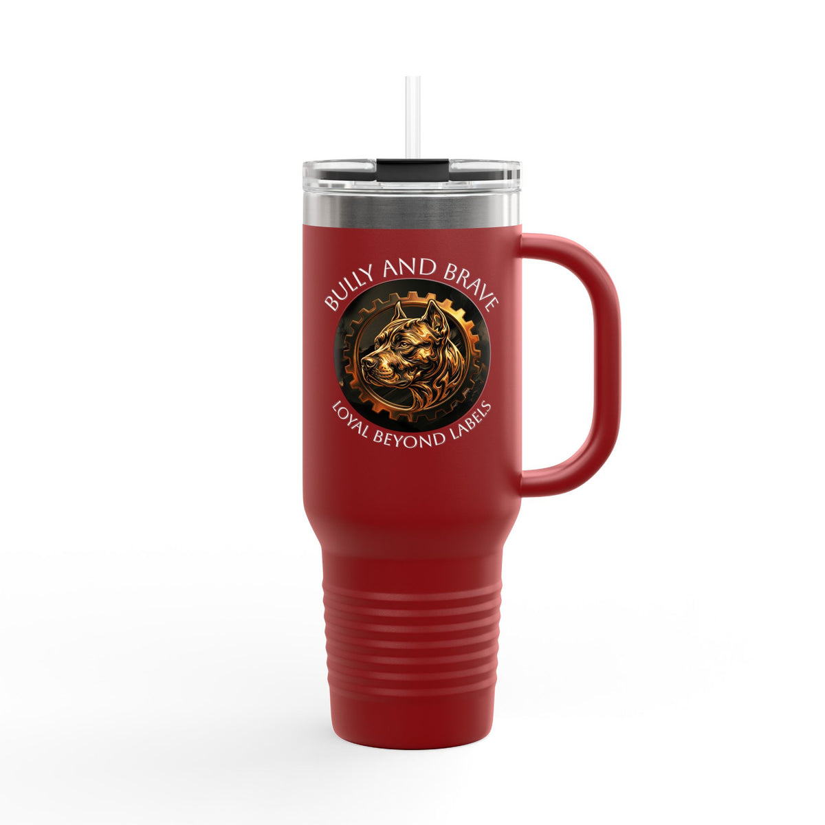 Bully and Brave logo  40oz Insulated Travel Mug