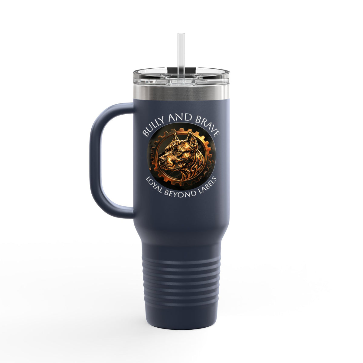 Bully and Brave logo  40oz Insulated Travel Mug