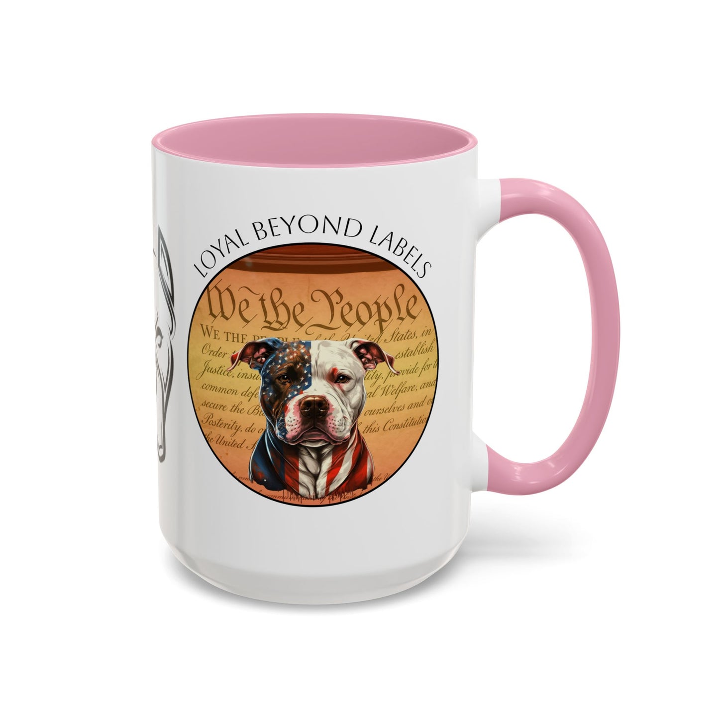 Pit Bull Mug — "Loyal Beyond Labels" Coffee Cup (11oz/15oz)