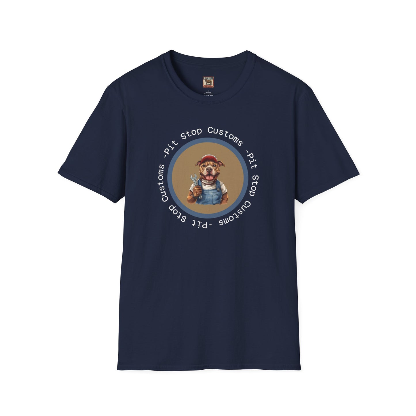 'Pit Stop Customs' Bully and Brave Vintage T-Shirt