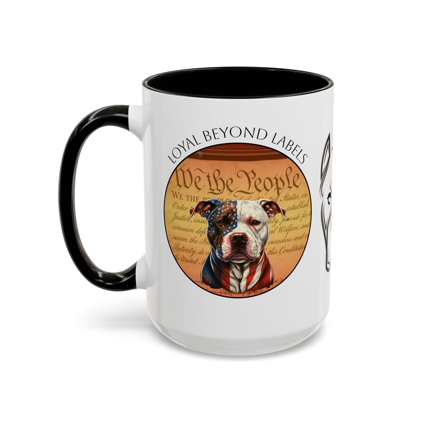 Pit Bull Mug — "Loyal Beyond Labels" Coffee Cup (11oz/15oz)