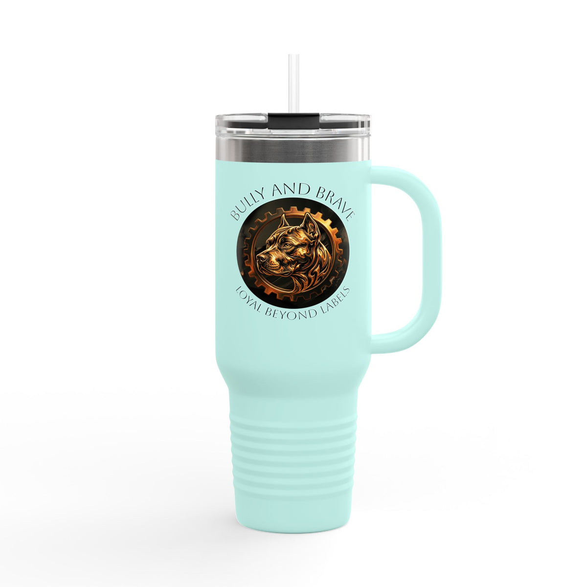 Bully and Brave logo  40oz Insulated Travel Mug