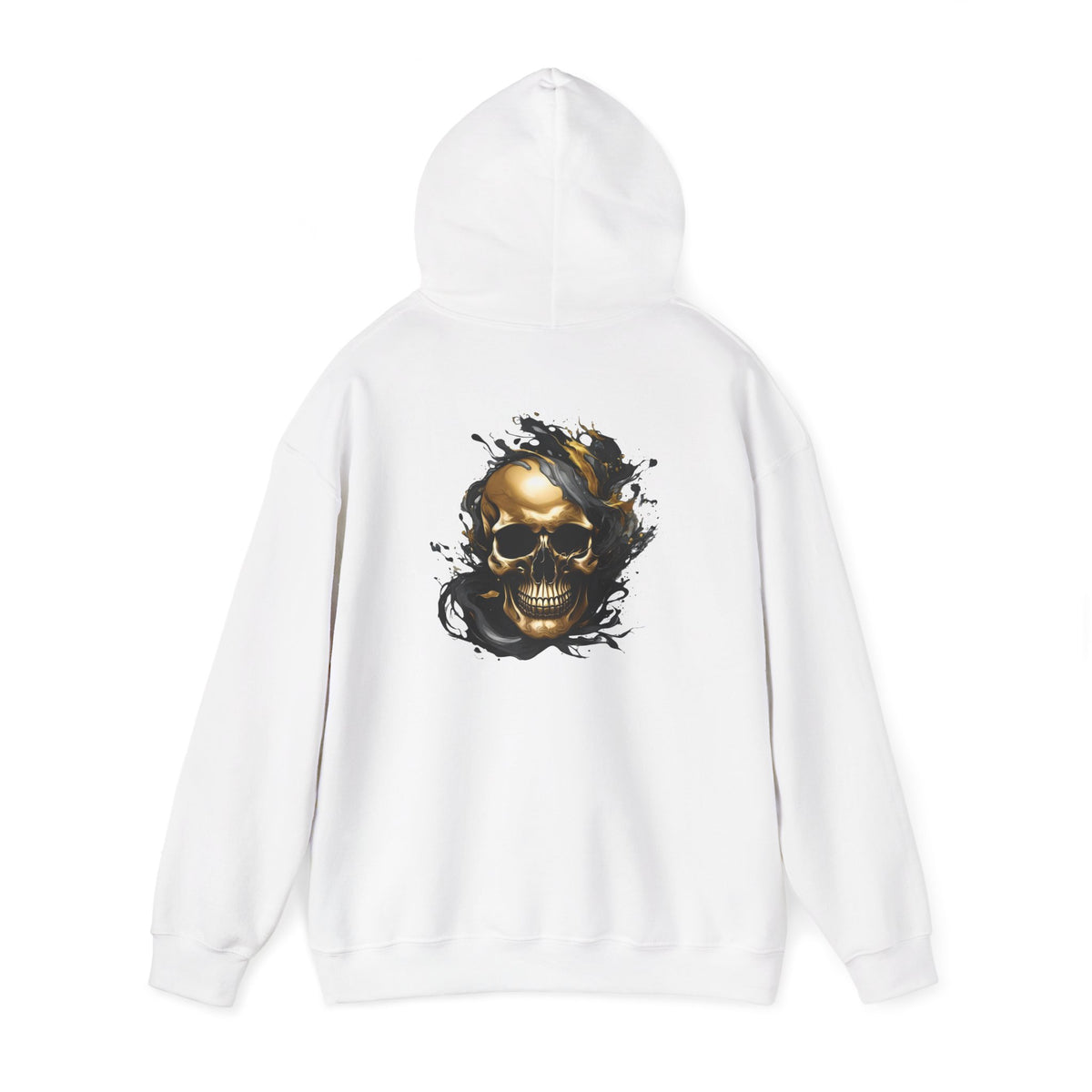 Bully and Brave Style - Gold skull graphic Hoodie