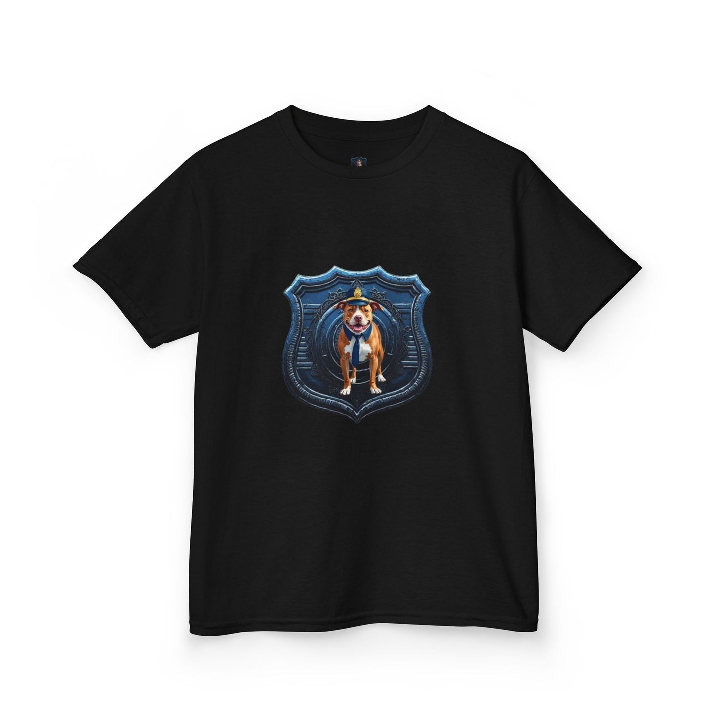 Kids Police Badge Dog T‑Shirt — K9 Squad Badge Tee for Kids
