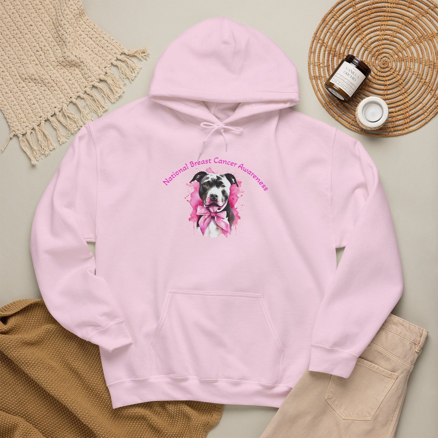 Bully and Brave Breast Cancer Awareness Hoodie