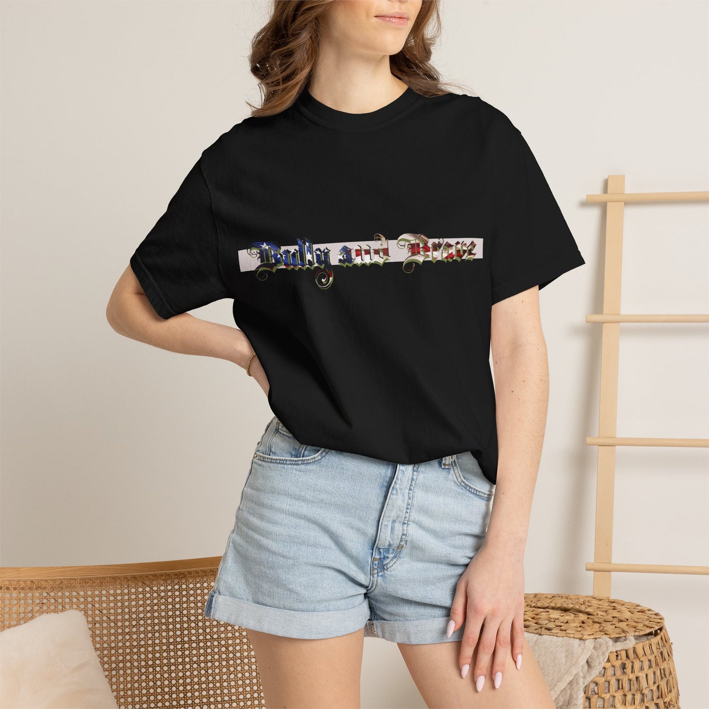 Guardian of Freedom T-Shirt — Patriotic American Flag Dog Tee