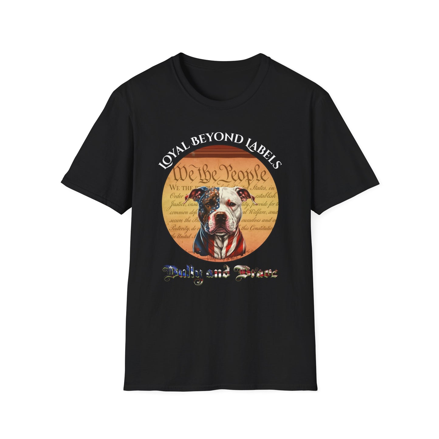Bully & Brave "We the People" 4th of July Dog Lover T-Shirt