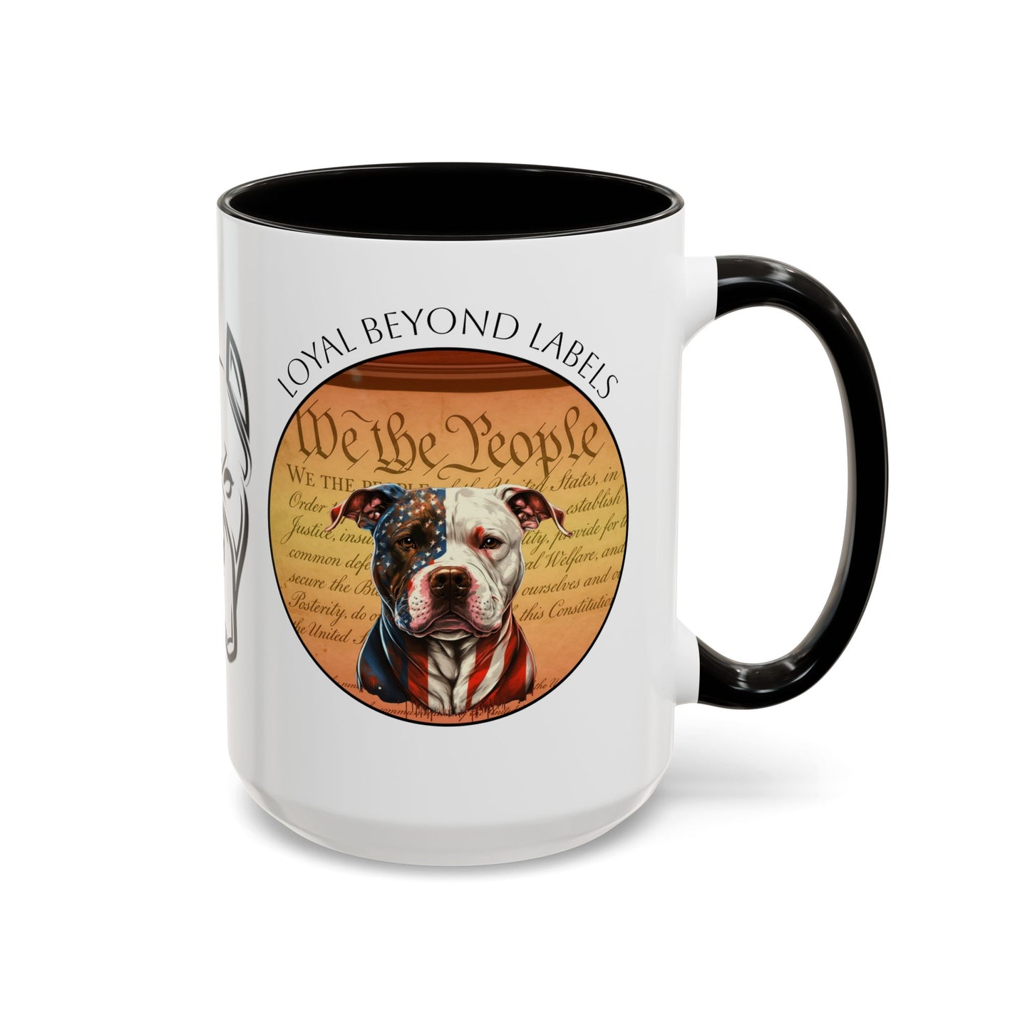 Pit Bull Mug — "Loyal Beyond Labels" Coffee Cup (11oz/15oz)