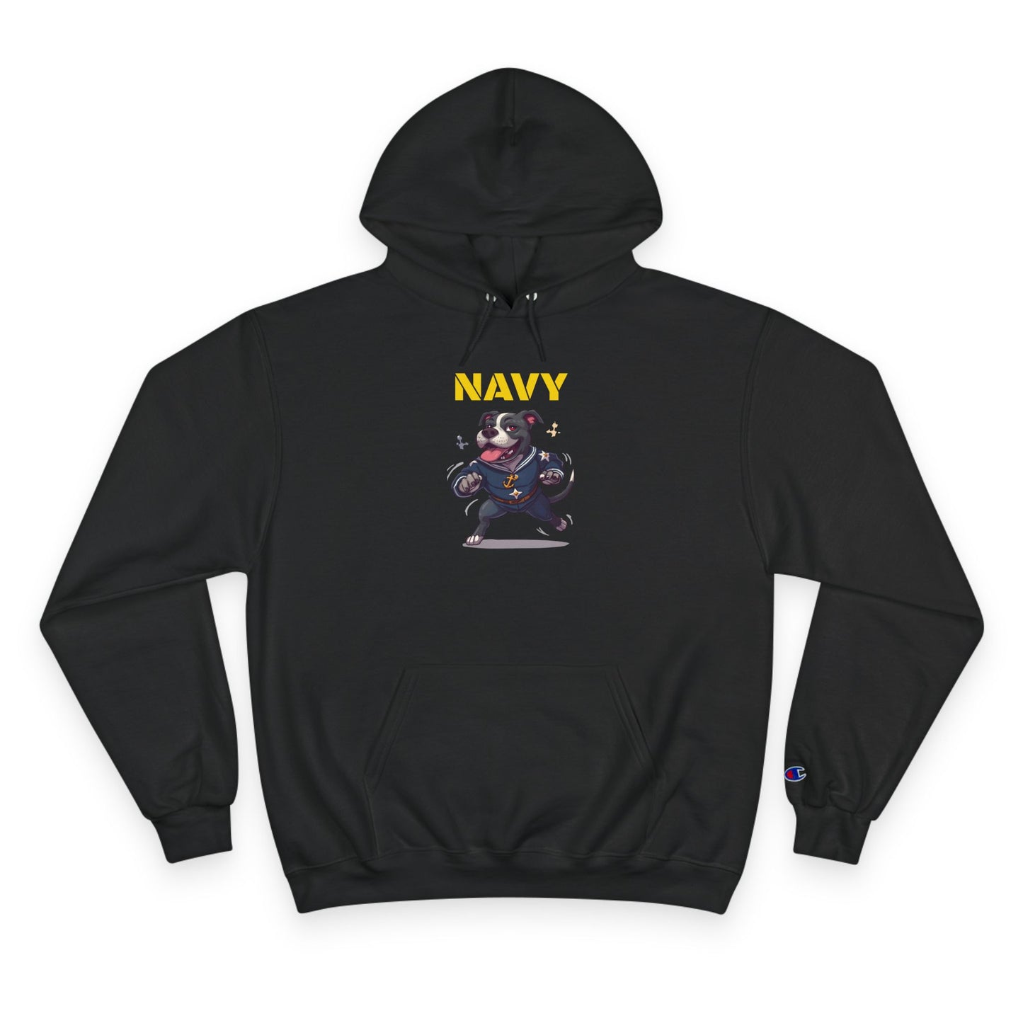 Navy Bully Champion Hoodie — Military Branch Tribute