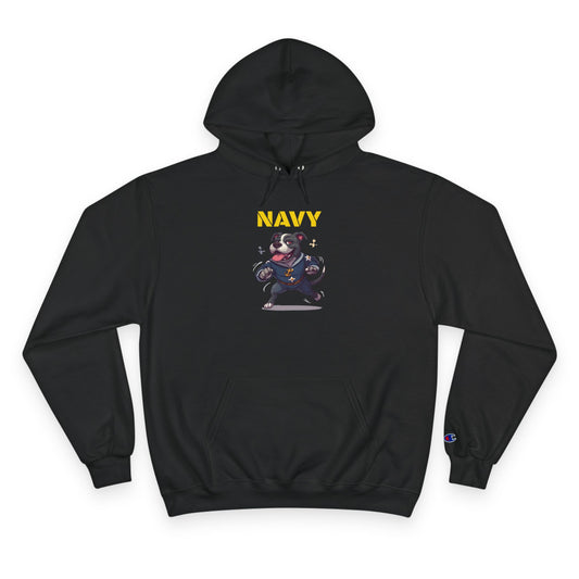 Navy Bully Champion Hoodie — Military Branch Tribute