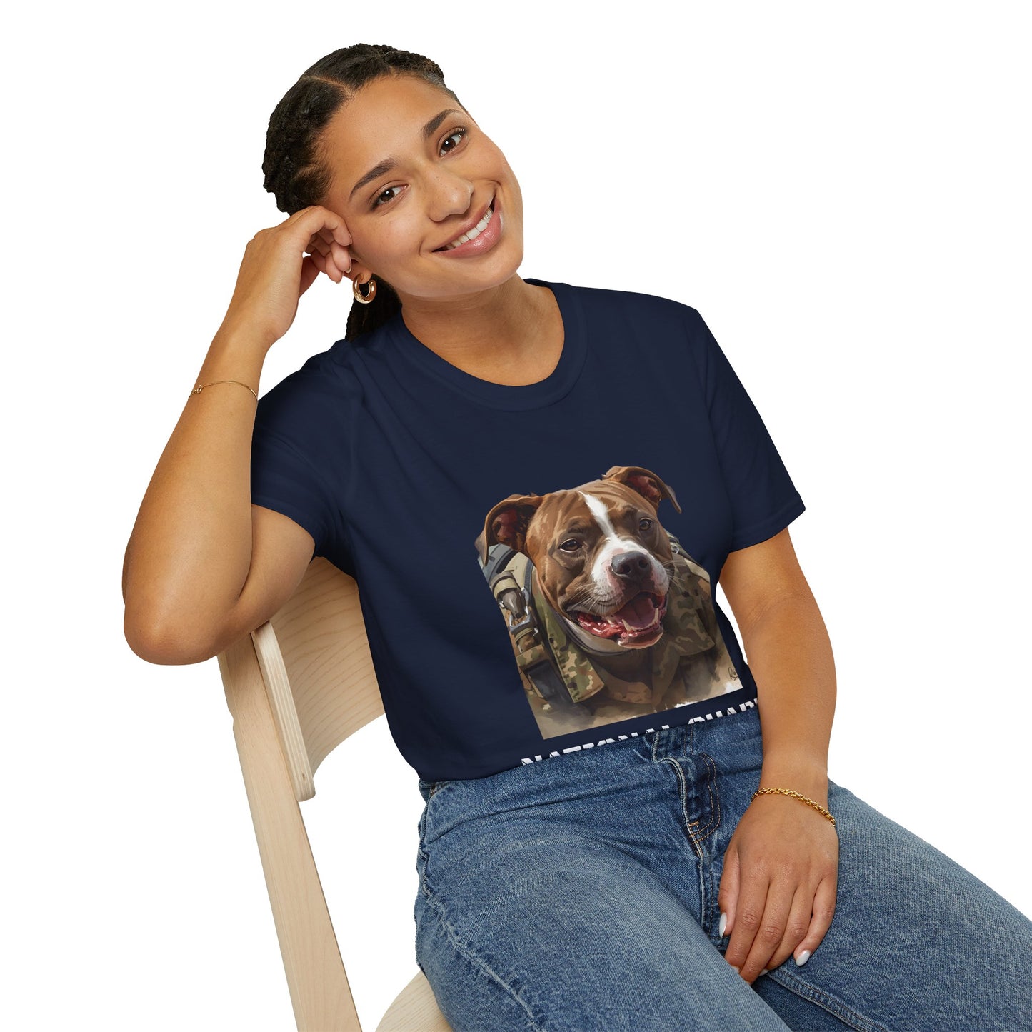 National Guard Dog T-Shirt — Military Pup Graphic Tee